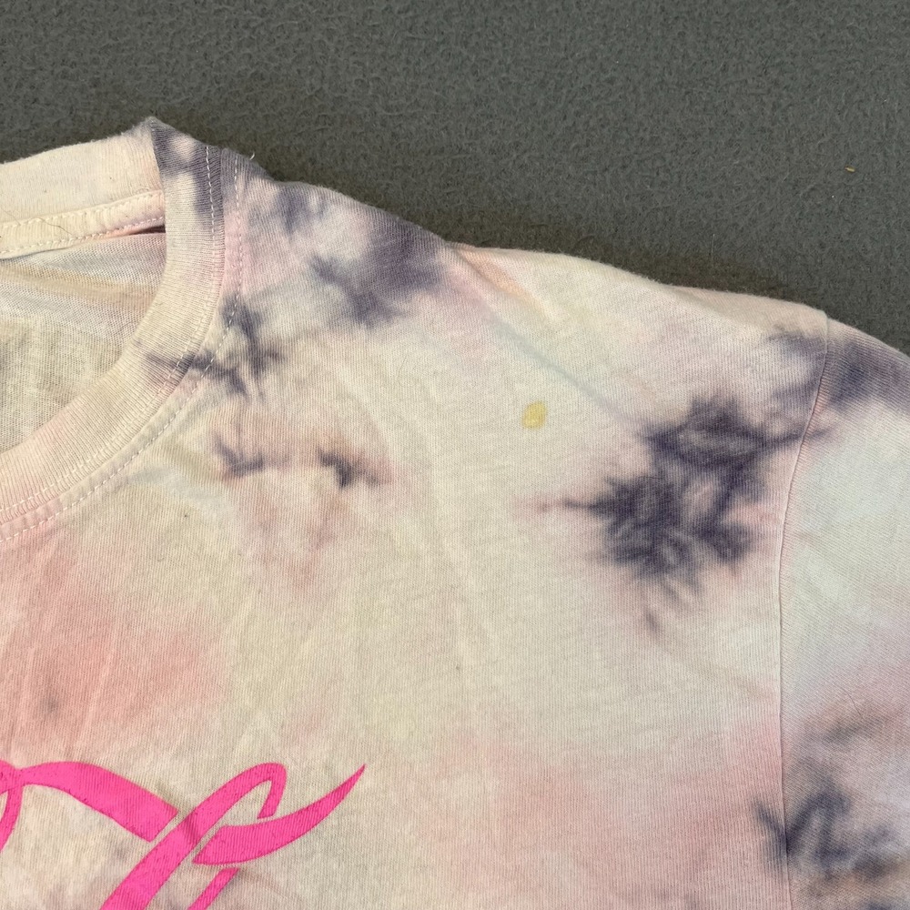 Coca Cola Shirt Womens Large Tie Dye Tee Cotton Long Sleeve Coke Logo Xmas - Picture 7 of 10